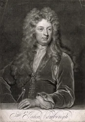 Sir John Vanbrugh, graviert von John Simon